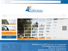 Tablet Screenshot of centre-gallouedec.com